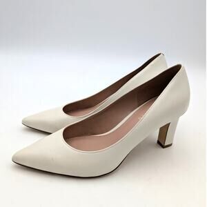Cole Haan Mylah Slip-On Heel Pump Pointed Toe Women's Beige Size US7B EU38